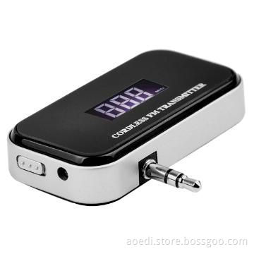Mini FM Transmitter, Car Music Links 12-24V DC Cigarette Power Supply, 87.5 to 108.0MHz FM Frequency
